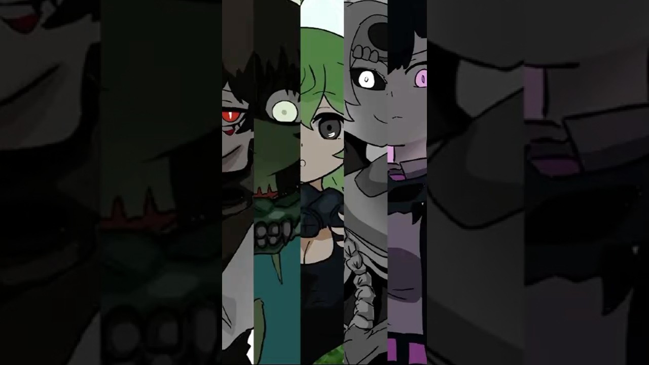 マイクラ擬人化　#手描きアニメ #animation #creepergirl #マインクラフト #anime #youtubeshorts #擬人化　#Minecraft Gijinka
