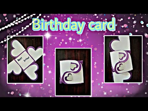 An Easy Way To Make A Birthday Card | Tehmina Art Gallery