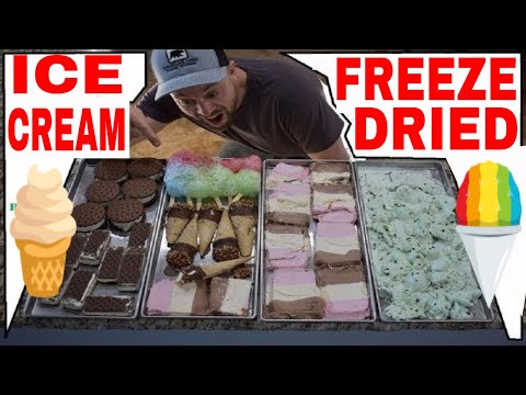 Freeze Dried Astronaut 🍦Ice Cream🍦 HARVESTRIGHT FREEZE DRYER