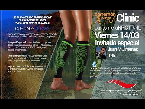 Clínic Sportlast by Medilast en Corremon por Juan Maria Jimenez sobre material de trail 👟.