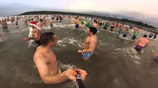 Barry Island New years day swim 2014