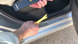 How to Replace Mercedes Door Sill Scuff Plate Trim – Father and Son Fix