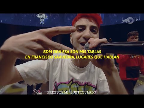 ACERTIJO vs RODAMIENTO - FINAL / RED BULL CHILE 2020 / LETRA