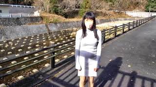 女装 男の娘  冬菜 ニットワンピ―