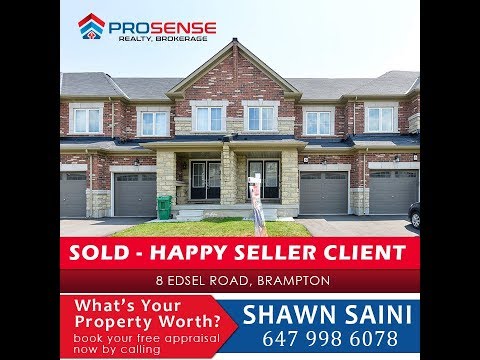 8 Edsel Road Brampton, Shawn Saini - Real Estate
