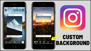 How to Add Background Photo when Sharing a Feed Post to your Instagram Stories (iPhone & Android)