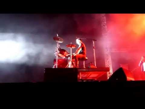 Laust Sonne D-A-D -  Drumsolo Haslev Festdage 13.06.2015