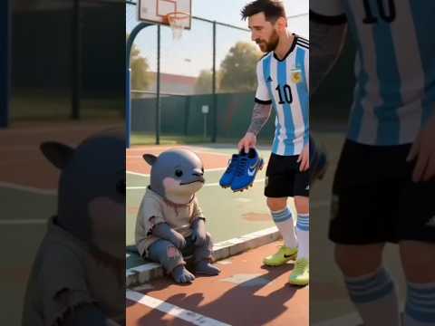 From Soccer to Basketball 🏆 Messi & Orca’s Wild Journey #Messi #Orca #Brainrot #SportsMeme