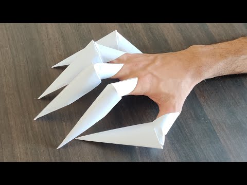 How to make paper Wolf Claws | Origami Wolf Claws