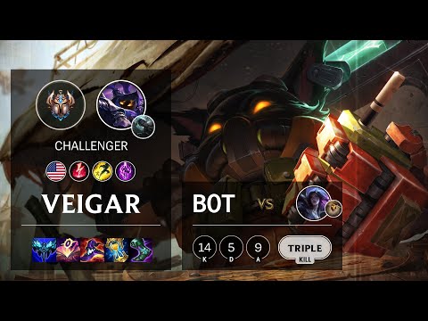 Veigar Bot vs Kai'Sa - NA Challenger Patch 11.9