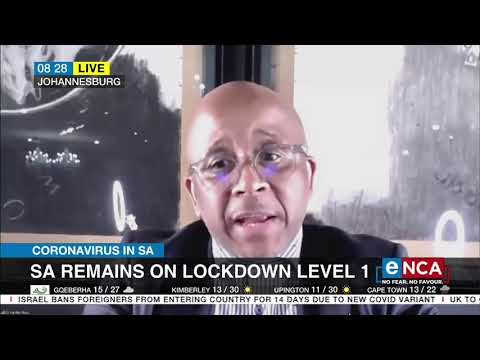 Discussion SA remains on lockdown level 1