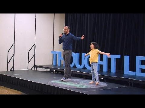 Mike speaking to a student audience