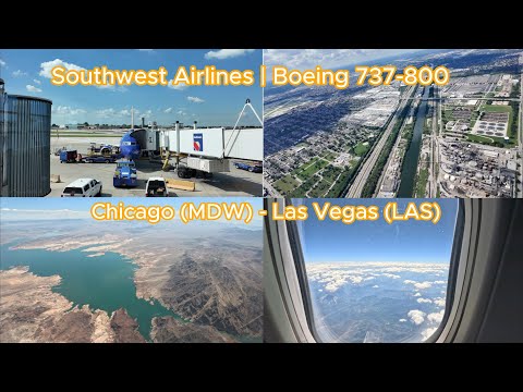 Traveling from Chicago Midway Airport(MDW) to Las Vegas Harry Reid Airport(LAS) | Boeing 737-800