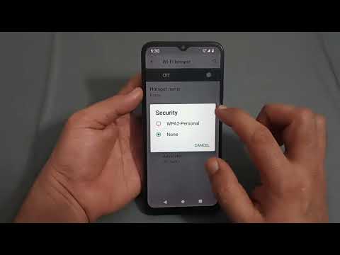 Moto G8 power lite hotspot security, how to enable hotspot security in Moto G8 power lite