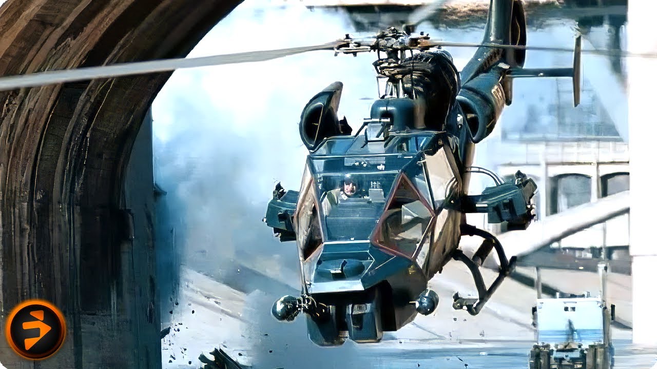 BLUE THUNDER | Helicopter Chase Scene | Roy Scheider, Malcolm McDowell