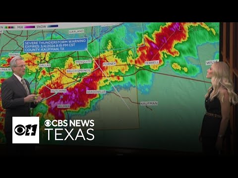 Severe storms pound North Texas with hail, flooding and damaging winds