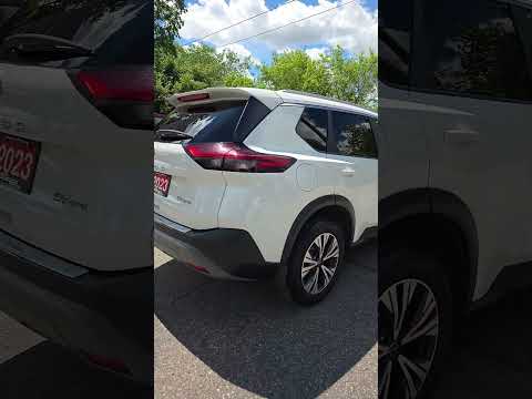 2023 Nissan Rogue AWD SV Moonroof in White for sale at Jerry Pfeil Chrysler Dodge Jeep Ram in New Hamburg, ON