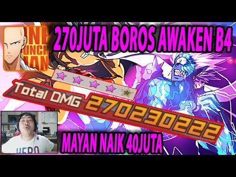 🔥🔥BOROS YVMC MENGGILA LAGI!! 270JUTA OUTPUT DAMAGE PVE [AWAKEN B4] - ONE PUNCH MAN:The Strongest