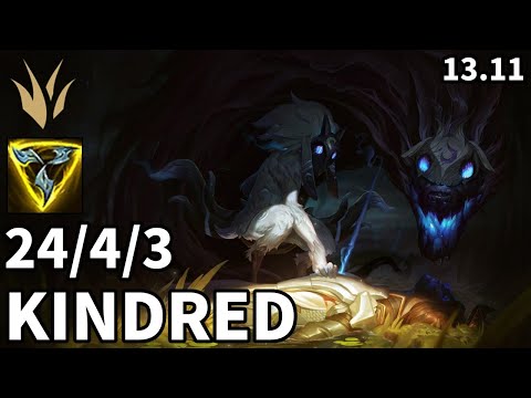 Kindred Jungle vs Nidalee - EUW Master | Patch 13.11