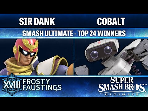 Frosty Faustings XVIII TOP 24 WINNERS - Sir Dank (Captain Falcon) vs Cobalt (ROB) - Smash Ultimate