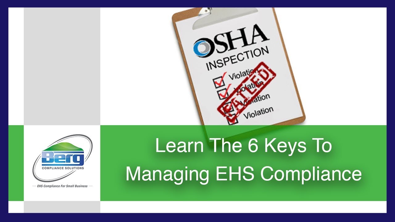 How to Manage EHS Compliance Risks. What Steps You Can Take Today. (512) 457-0374