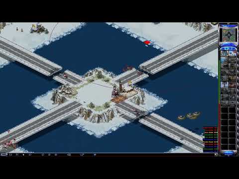 Red Alert 2 Yuri's Revenge Apocalypse mod v6.0 - Allies on 4P map, using AirForce