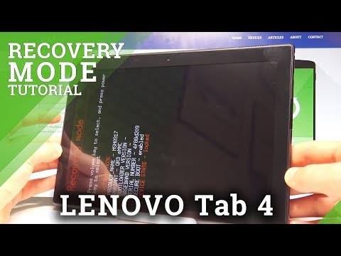 How to Enter Recovery Mode on LENOVO Tab 4 - LENOVO Recovery Menu |HardReset.Info