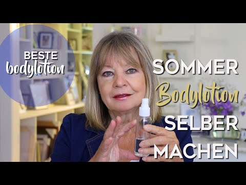 Make your own summer body lotion ► Best body lotion