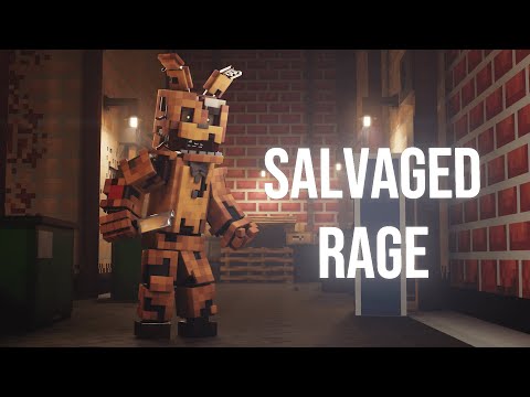 "Salvaged Rage" | FNAF Minecraft Music Video (Song by TryHardNinja) [Insanity Part 3]