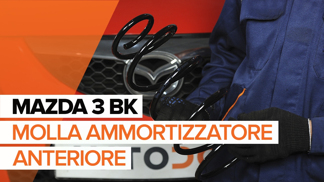 Come cambiare molle di sospensione della parte anteriore su Mazda 3 BK - Guida alla sostituzione