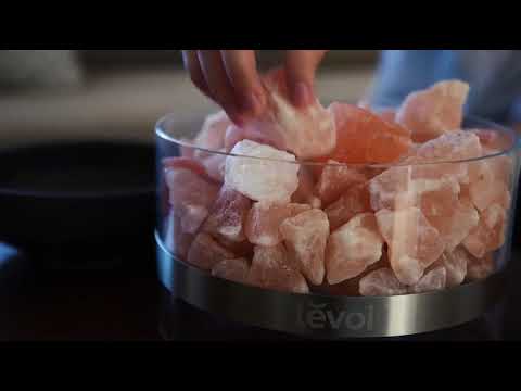 LEVOIT Aria Himalayan Salt Lamp Natural Crystal Rock (Spa Style), Original Designed Basi.. on Amazon