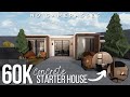 BLOXBURG | NO GAMEPASS Concrete Starter House | 60k | Speedbuild