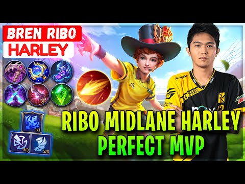 Ribo Midlane Harley Perfect MVP [ Bren Ribo Harley ] Dii Ribo - Mobile Legends Gameplay And Build.