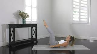 Pilates Mat Workout // Abs and Glutes