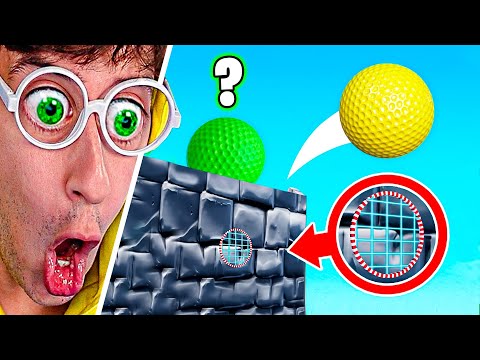 102% IMPOSSIBLE ⛔! (TROLL vs BROTHER hole😂⛳) - GOLF IT
