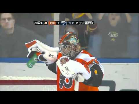 Jason Pominville Nice Goal vs. Flyers 04/08/11