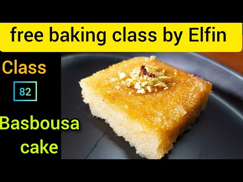 Basbousa cake #ரவை cake #suji/ semolina cake # Elf #cake Tamil recipe #beginners