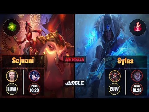 Jankos SEJUANI (Jungle) [Aftershock] VS SYLAS - Grandmaster EUW PreSeason Patch 10.23