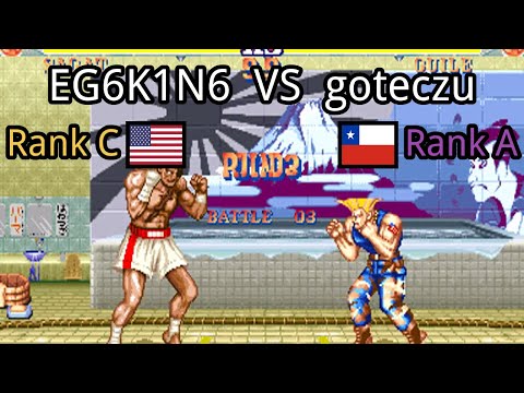 Street Fighter II': Hyper Fighting: (US) EG6K1N6 vs (CL) goteczu - 2021-05-21 01:07:31