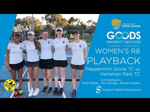R8 2021/22 WA Women's State League Peppermint Grove TC vs Hensman Park TC PLAYBACK