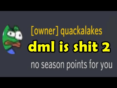 dml is sh*t 2 - no season points for you