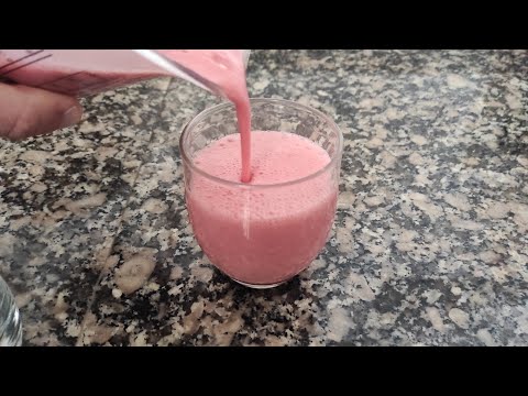 Batido de fresa 🍓 #batidofresa