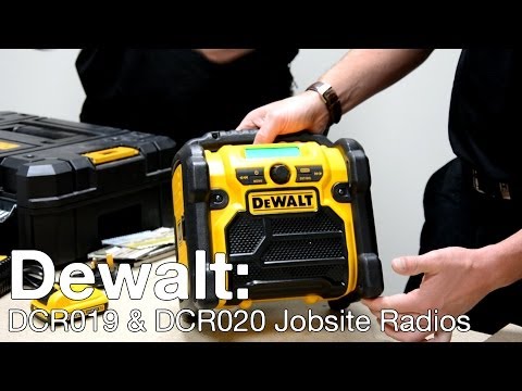 DCR020 & DCR019 Jobsite Radios