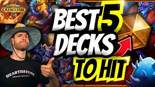 🔥 TOP 5 BEST DECKS BEFORE THE NEXT PATCH! | Hearthstone Meta Report 🚀
