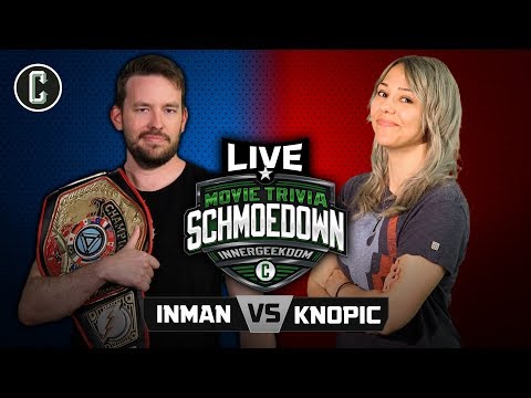INNERGEEKDOM TITLE MATCH! Jason Inman VS Mara Knopic - Movie Trivia Schmoedown LIVE