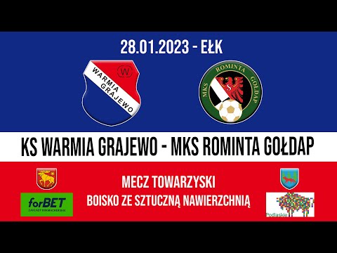 28.01.2023 SPARING: WARMIA Grajewo - ROMINTA Gołdap