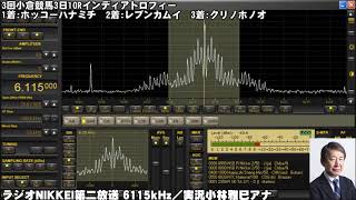【ラジオNIKKEI第二放送】2021年7月10日3回小倉競馬3日マレーシアカップ【競馬ラジオ】