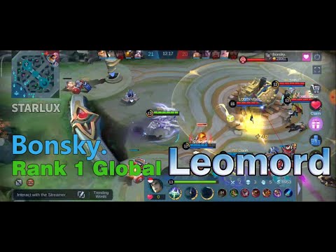 Gameplay Top Global 1 Leomord by Bonsky. - Mobile Legends
