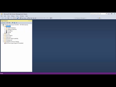 01 Visual Basic 2015 Creating A Database In Microsoft Sql Server