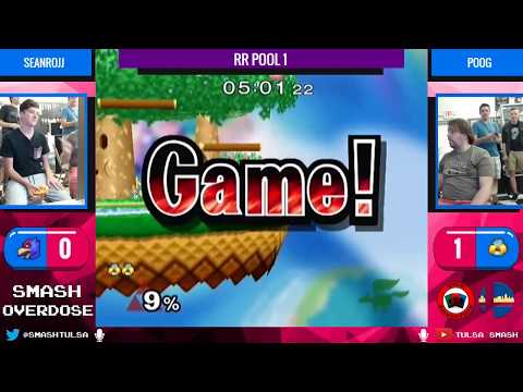 Smash Overdose 3 - Seanrojj (Falco) vs Poog (Sheik) - Round Robin Pools